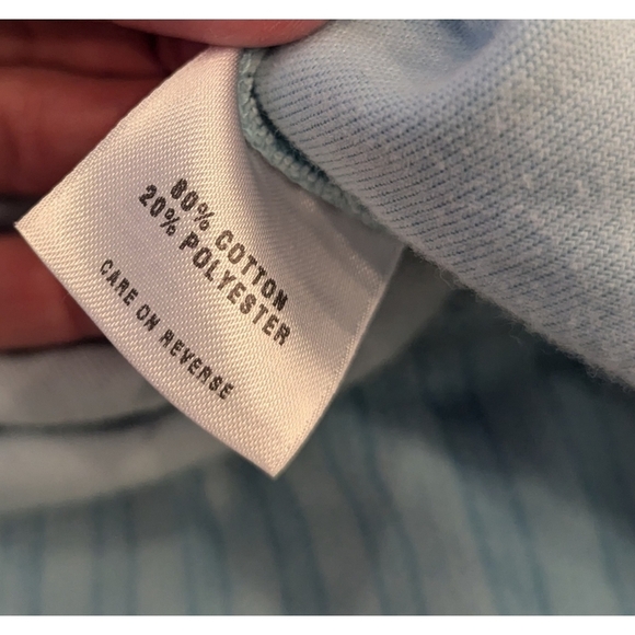 St. John Sport Light Blue Velvet Full Zip Jacket Size 2 - Picture 6 of 8